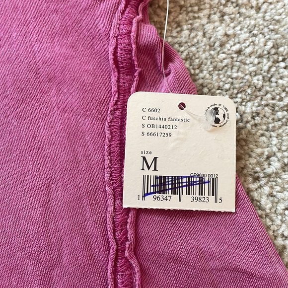 We the Free by Free People Dani Tee, Fuschia Fantastic, sz M - Picture 12 of 15